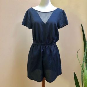 i love h21 Forever 21 Navy Blue Romper